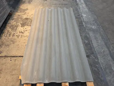 (130x) Vezelcement golfplaten SVK NEPTUNUS – kavel bij Auctim, B-9100 9100 Sint-Niklaas, Aerschotstraat 114