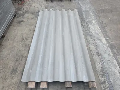 (80x) Vezelcement golfplaten SVK NEPTUNUS – kavel bij Auctim, B-9100 9100 Sint-Niklaas, Aerschotstraat 114
