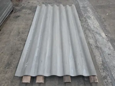 (40x) Vezelcement golfplaten SVK NEPTUNUS – kavel bij Auctim, B-9100 9100 Sint-Niklaas, Aerschotstraat 114