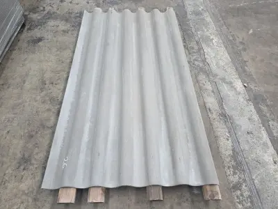 (67x) Vezelcement golfplaten SVK NEPTUNUS – kavel bij Auctim, B-9100 9100 Sint-Niklaas, Aerschotstraat 114