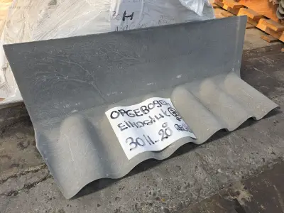 (60x) Vezelcement hulpstukken voor golfplaten SVK – kavel bij Auctim, B-9100 9100 Sint-Niklaas, Aerschotstraat 114