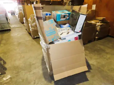 Postpakketten, Retouren & Overstock - 132 kg – kavel bij Auctim