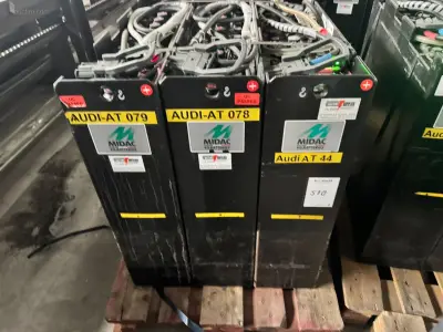 Tractiebatterij (heftruck/transpallet) Midac – kavel bij Auctim, Dz Goirle