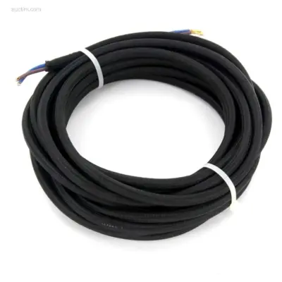 (660x) Stoffen snoer, zwart, 3 m CHACON 61041 – kavel bij Auctim, Aartselaar