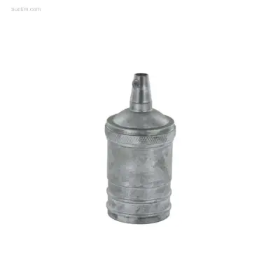 (120x) Gladde aluminium lamphouder zilver CHACON – kavel bij Auctim, Aartselaar