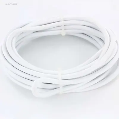 (300x) Stoffen snoer, 3 m – wit CHACON 61040 – kavel bij Auctim, Aartselaar