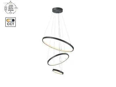 (1 x) 1 x Orien Design Hanglamp Zand Zwart – kavel bij Auctim, Puurs