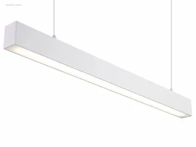 (2 x) 2 x 40W LED 120cm Linear Design Hanglamp – kavel bij Auctim, Puurs