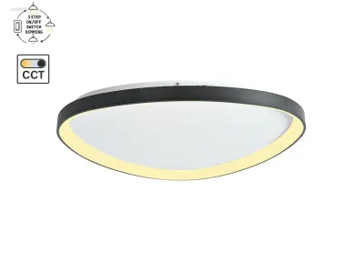 (1 x) 1 x Auren Design Plafondlamp Zwart 62cm 50W – kavel bij Auctim, Puurs