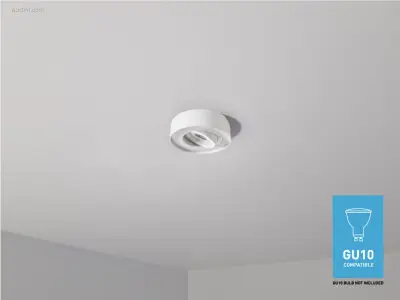 (20 x) 20 x GU10 Inbouw armatuur wit kantelbaar – kavel bij Auctim, Puurs