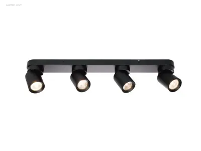 (2 x) 2 x GU10 Opbouwspot Armatuur 4 cilinder – kavel bij Auctim, Puurs