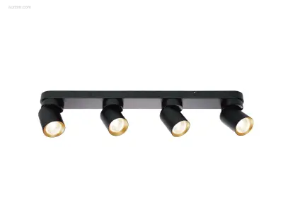 (2 x) 2 x GU10 Opbouwspot Armatuur 4 cilinder – kavel bij Auctim, Puurs