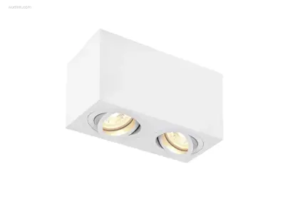 (4 x) 4 x GU10 Opbouwspot Armatuur dual fittingen – kavel bij Auctim, Puurs