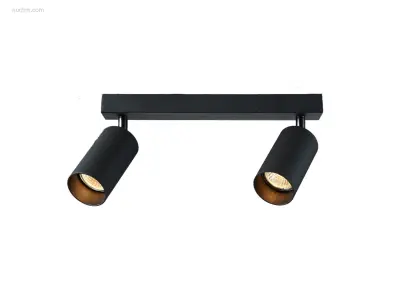 (6 x) 6 x GU10 Opbouwspot Armatuur dubbel – kavel bij Auctim, Puurs