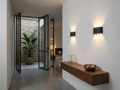 (6 x) 6 x 6W LED Wandlamp zes licht zwart warm – kavel bij Auctim, Puurs