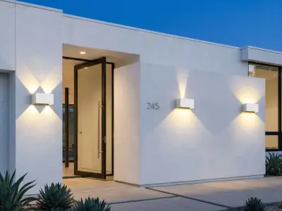 (8 x) 8 x 12W LED wit Wandlamp 4 licht – kavel bij Auctim, Puurs