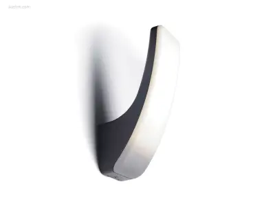 (2 x) 2 x 15W LED Wandlamp gebogen design zand – kavel bij Auctim, Puurs