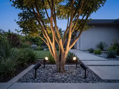 (6 x) 6 x Prikspot tuinlamp GU10 fitting zand – kavel bij Auctim, Puurs