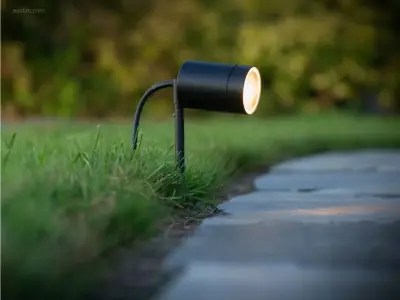 (20 x) 20 x Prikspot tuinlamp GU10 fitting zand – kavel bij Auctim, Puurs