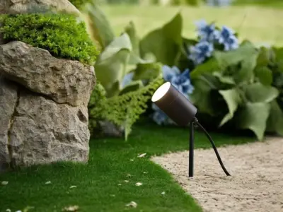 (40 x) 40 x Prikspot tuinlamp GU10 fitting zand – kavel bij Auctim, Puurs