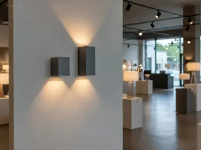 (12 x) 12 x Wandlamp modern rechthoekig GU10 – kavel bij Auctim, Puurs