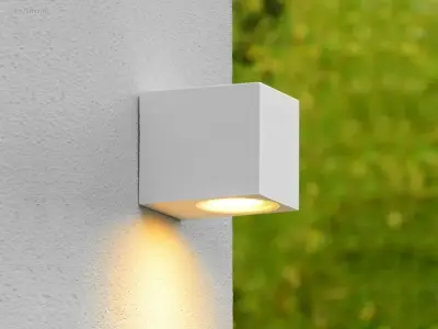 (6 x) 6 x Wandlamp modern rechthoekig GU10 – kavel bij Auctim, Puurs