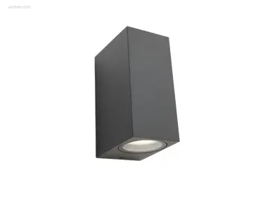 (4 x) 4 x Wandlamp rechthoekig GU10 duo fitting – kavel bij Auctim, Puurs