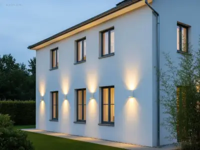 (12 x) 12 x Wandlamp rechthoekig GU10 duo fitting – kavel bij Auctim, Puurs