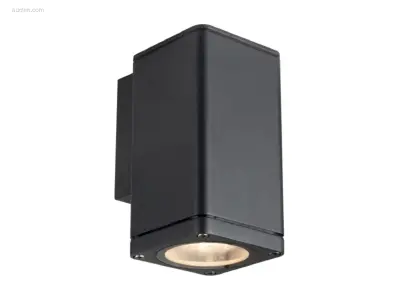 (8 x) 8 x Wandlamp rechthoekig GU10 fitting zand – kavel bij Auctim, Puurs