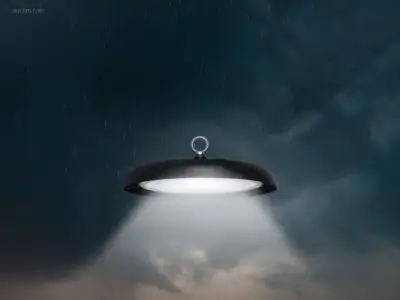 (10 x) 10 x 100W 5000K LED UFO Highbay met Lens – kavel bij Auctim, Puurs