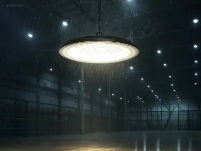 (6 x) 6 x 150W 4000K LED UFO Highbay SLIM – kavel bij Auctim, Puurs