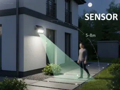 (10 x) 10 x Solar 400lm LED 3in1 kleur CCT – kavel bij Auctim, Puurs