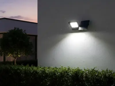 (6 x) 6 x Solar 1000 Lumen LED Breedstraaler met – kavel bij Auctim, Puurs