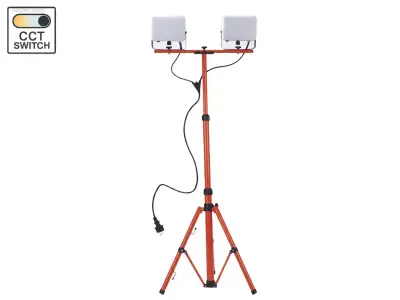 (2 x) 2 x Werklamp 2x50W LED 3in1 kleur CCT – kavel bij Auctim, Puurs