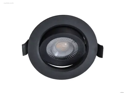 (50 x) 50 x 4.9W SMD LED Inbouwspot 3000K zwart – kavel bij Auctim, Puurs