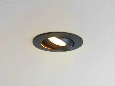 (100 x) 100 x 4.9W SMD LED Inbouwspot 3000K zwart – kavel bij Auctim, Puurs