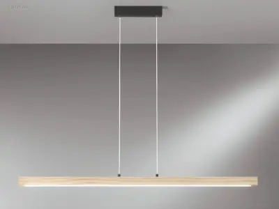 1 x Intec Led houten design pendel armatuur – kavel bij Auctim, Free delivery within 1-3 weeks after receipt of payment
