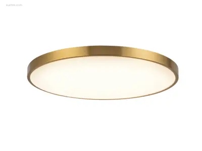 8 x GT Ato Plafond LED lamp goud IP54 – kavel bij Auctim, Free delivery within 1-3 weeks after receipt of payment