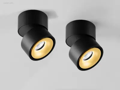 12 x Gio 1.0 kantelbare design spot zwart/goud – kavel bij Auctim, Free delivery within 1-3 weeks after receipt of payment