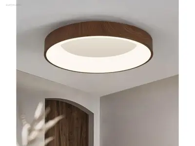 4 x Anello Led Plafond lamp Noten – kavel bij Auctim, Free delivery within 1-3 weeks after receipt of payment