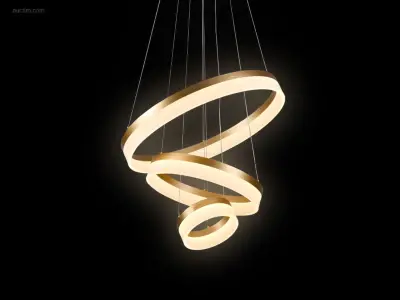 1 x Allegra 360 design armatuur goud – kavel bij Auctim, Free delivery within 1-3 weeks after receipt of payment
