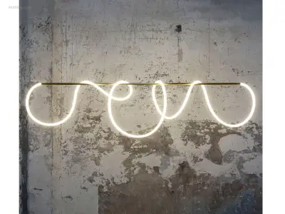 1 x Ropu 120 LED design armatuur goud – kavel bij Auctim, Free delivery within 1-3 weeks after receipt of payment