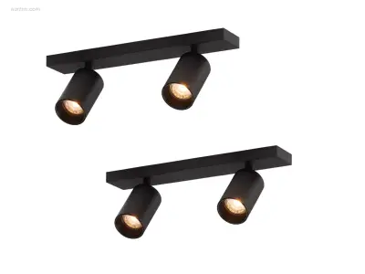 8 x Solo Focus Plafond 2.0 armatuur zwart – kavel bij Auctim, Free delivery within 1-3 weeks after receipt of payment