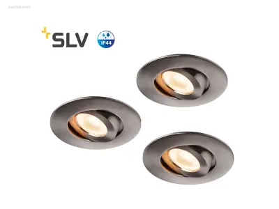 20 x SLV Spatwaterdichte LED Spots Alu – kavel bij Auctim, Free delivery within 1-3 weeks after receipt of payment