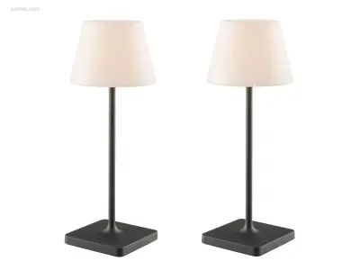 4 x Led Jammin Oplaadbare tafellampen zwart/wit – kavel bij Auctim, Free delivery within 1-3 weeks after receipt of payment
