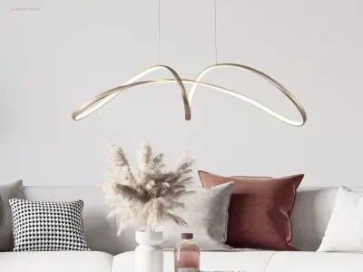 1 x Tenshi 360 LED zilver design armatuur – kavel bij Auctim, Free delivery within 1-3 weeks after receipt of payment