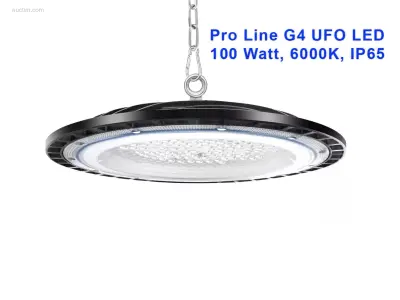 10 x LED LED Highbay Pro Line SLIM 100 Watt – kavel bij Auctim, Free delivery within 1-3 weeks after receipt of payment