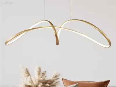 1 x Tenshi 360 Goud glans design armatuur – kavel bij Auctim, Free delivery within 1-3 weeks after receipt of payment