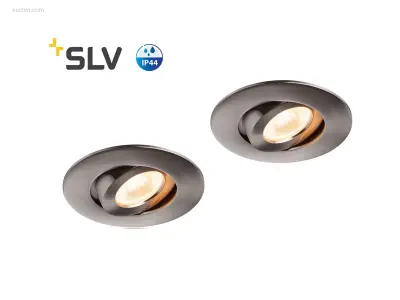 40 x SLV Spatwaterdichte LED Spots Alu – kavel bij Auctim, Free delivery within 1-3 weeks after receipt of payment