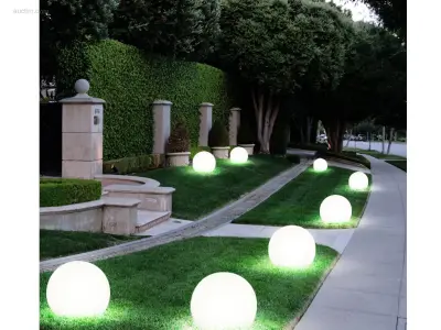 4 x GT Marble grond design lampen – kavel bij Auctim, Free delivery within 1-3 weeks after receipt of payment